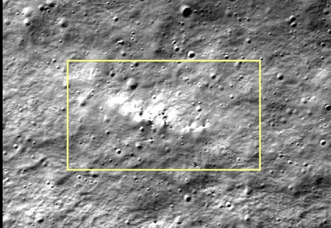 Visualization of permanently shadowed craters near the Moon's south pole, based on LRO data